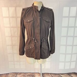 Lucky brand zip up utility spring or fall jacket size medium